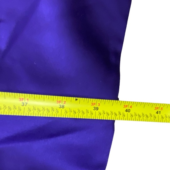 Light in the box formal cocktail satin blue dress size 2-4 US flare - Picture 11 of 14